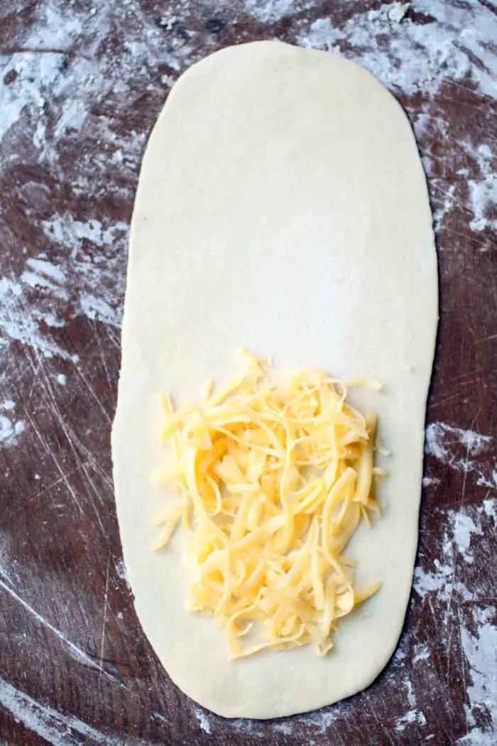 filling Bolivian Cheese Empanadas