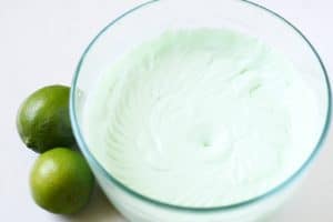 key lime pie filling in a bowl
