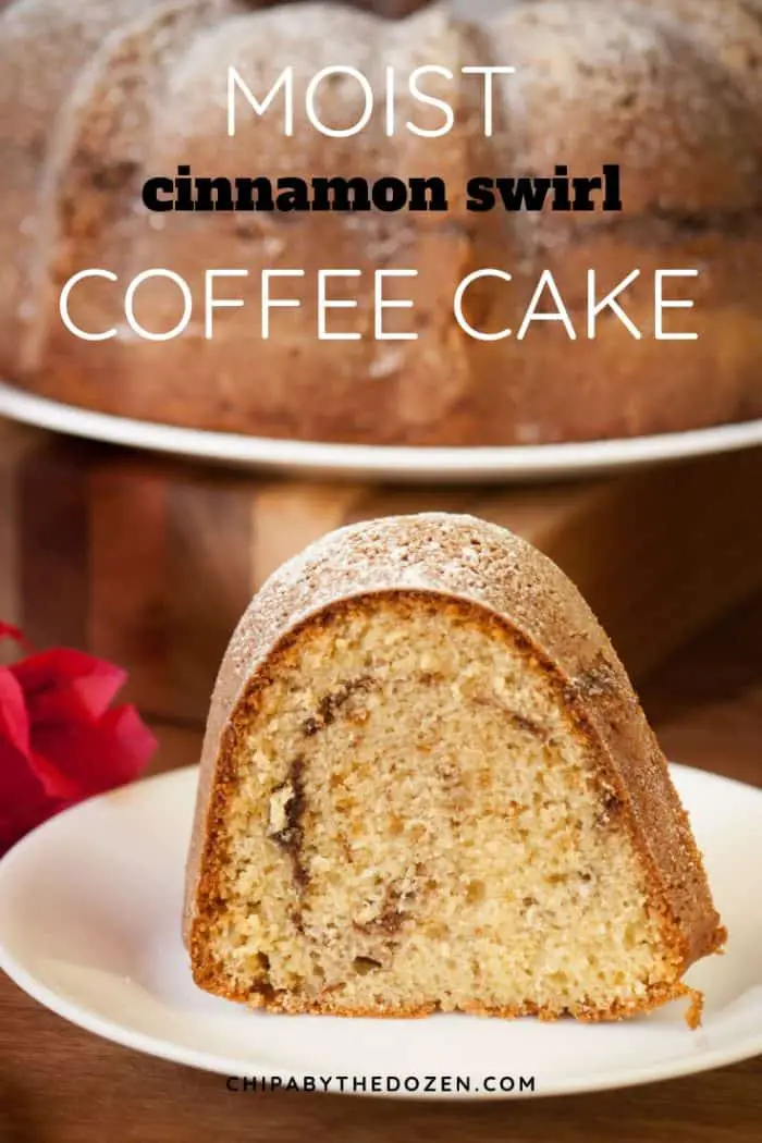 Moist Cinnamon Swirl Coffee Cake