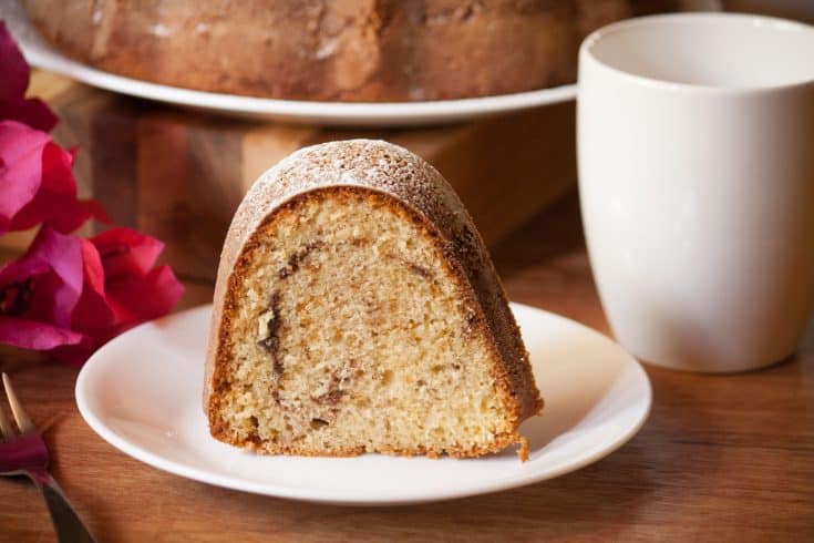 Moist Cinnamon Swirl Coffee Cake