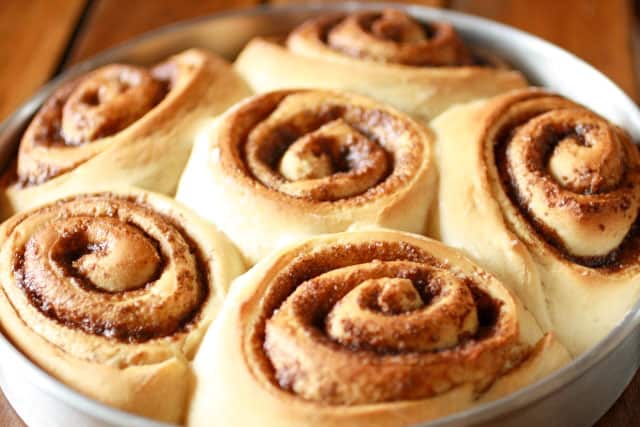  Cinnamon Rolls baked