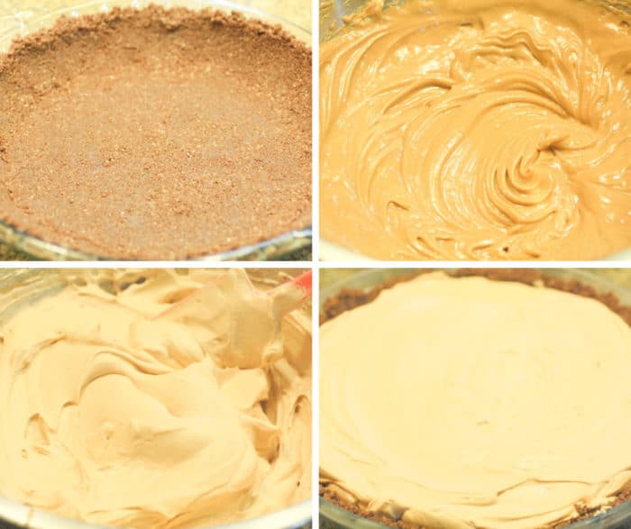 No-Bake Dulce de Leche Cheesecake Pie how to 