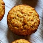 Carrot oatmeal muffins