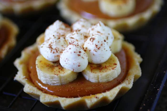 Mini banoffee pies