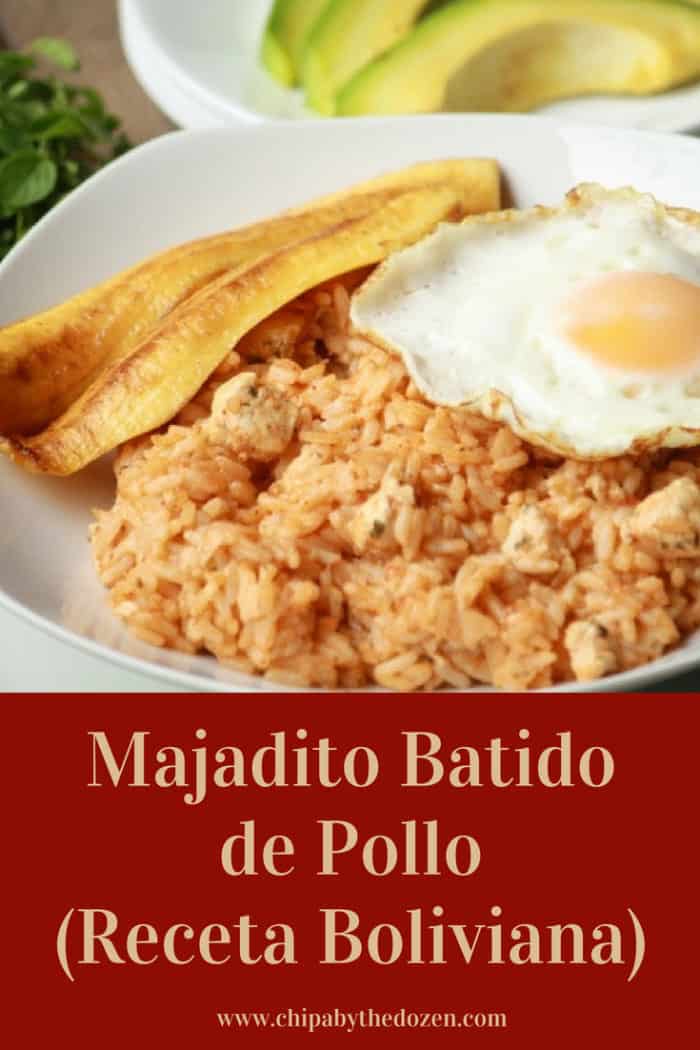 Majadito Batido de Pollo (Receta Boliviana)