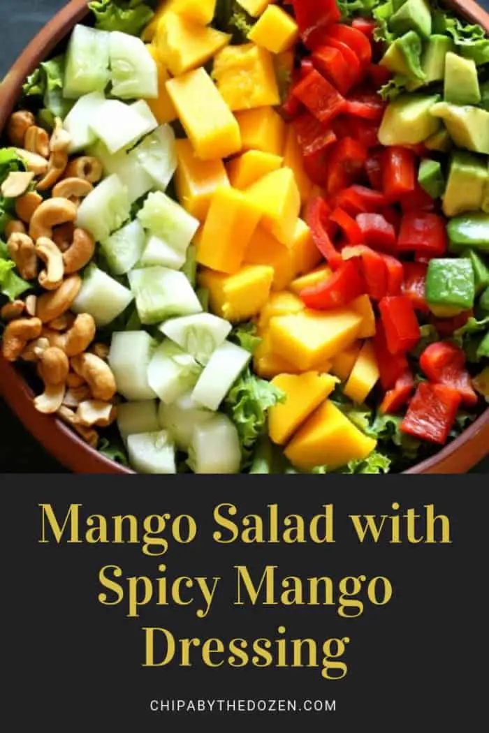 Mango Salad with Spicy Mango Dressing