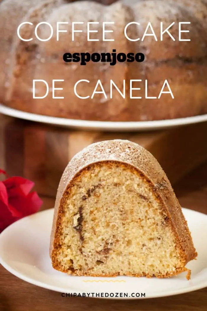 Coffee Cake Esponjoso de Canela