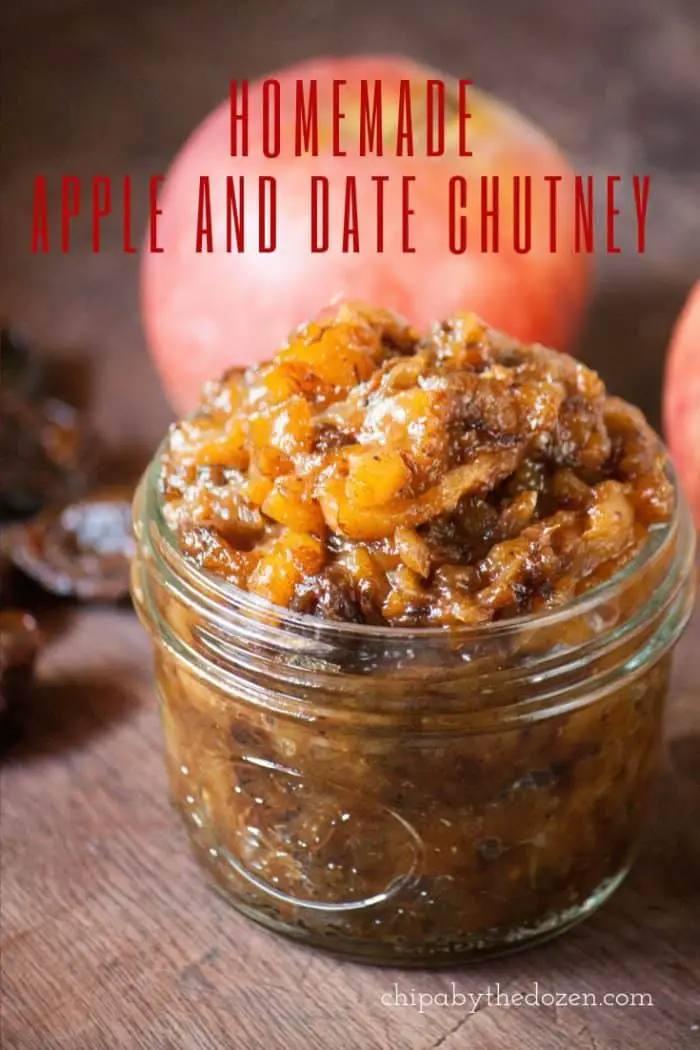 Homemade Apple and Date Chutney