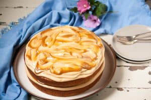 Banana Cake with Dulce de Leche Frosting