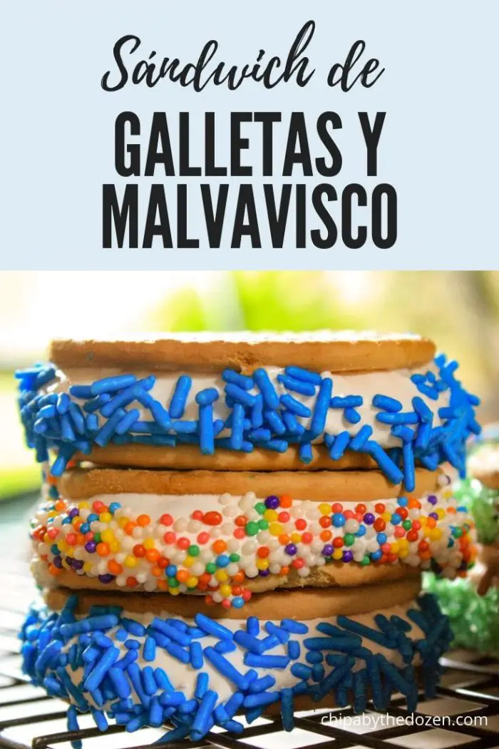 Sándwich de Galletas y Malvavisco Casero