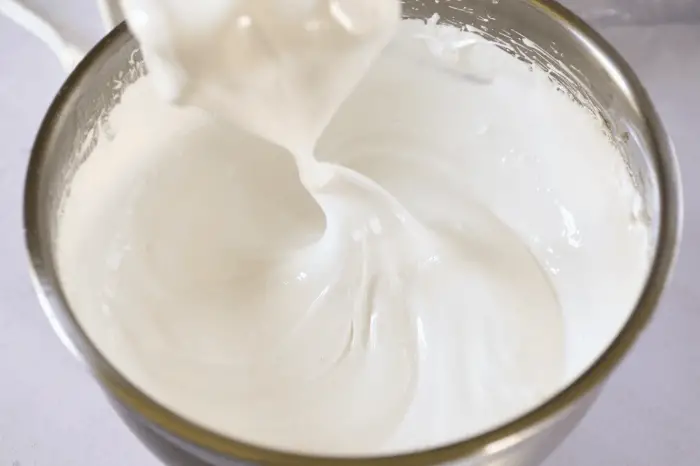 meringue in a bowl