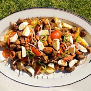 Pique macho, Bolivian beef and potatoes