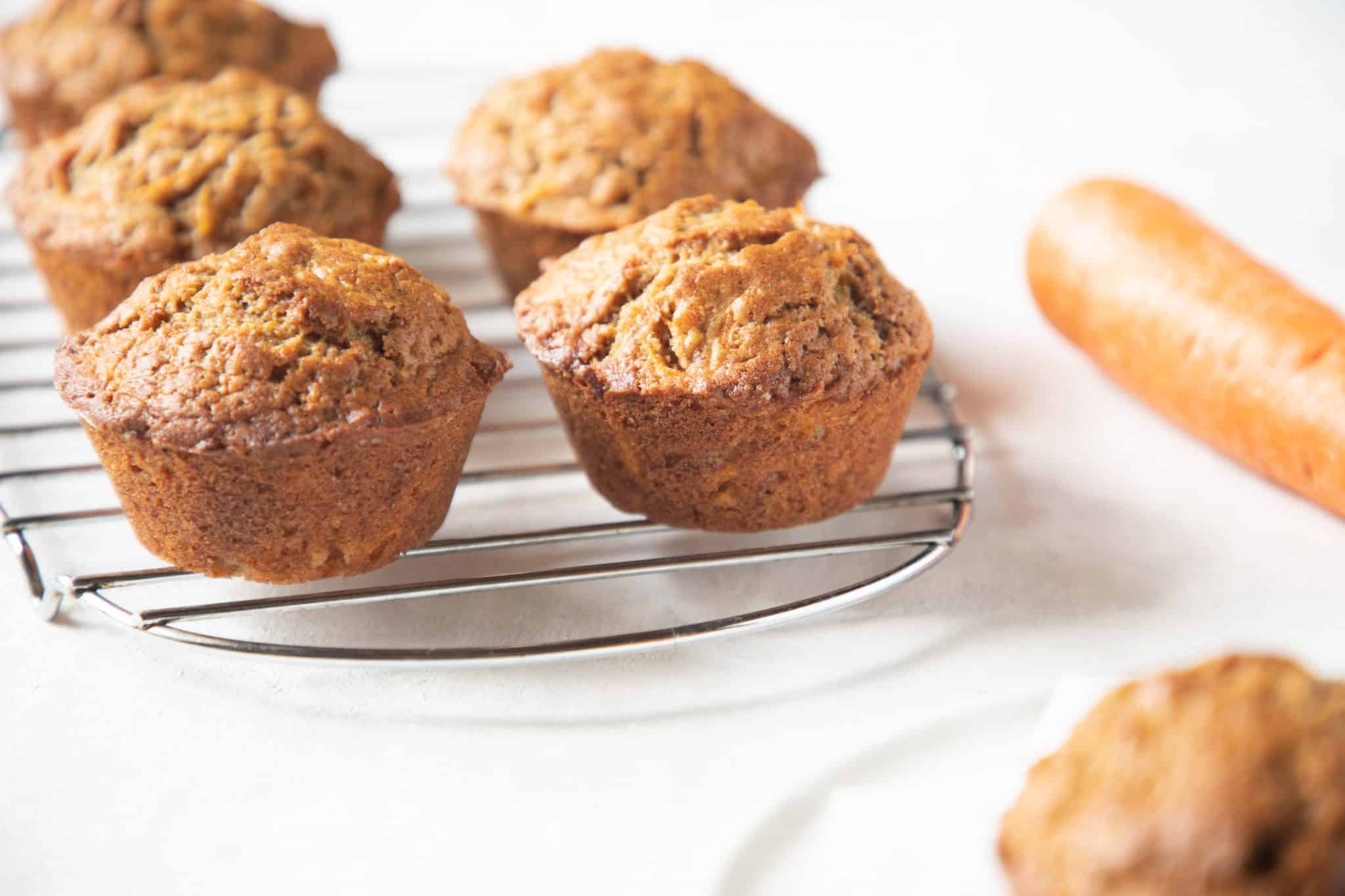 Muffins de Zanahoria Esponjosos Chipa by the Dozen