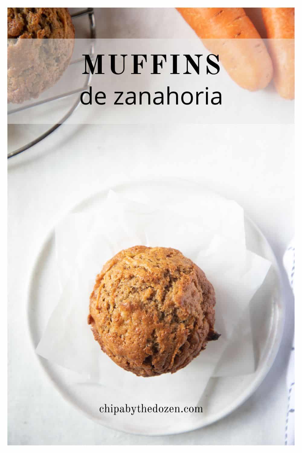 Muffins de Zanahoria Esponjosos Chipa by the Dozen