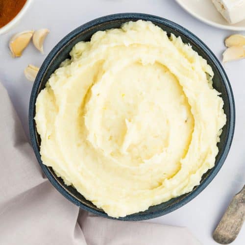mashed yuca in a bowl